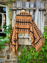 Load image into Gallery viewer, Janga | Hand Painted Silk Noil Shawl | 2460mm x 610mm