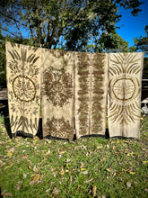 Load image into Gallery viewer, Eco-Printed Silk Noil Shawls | 2050 x 660