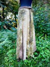 Load image into Gallery viewer, Silk Noil Wrap Skirt | Golden Glade | Size 8-14