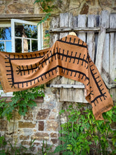 Load image into Gallery viewer, Janga | Hand Painted Silk Noil Shawl | 2460mm x 610mm