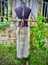 Load image into Gallery viewer, Khadi Cotton Panel Skirt with Crop Halter Set | Size 8-12
