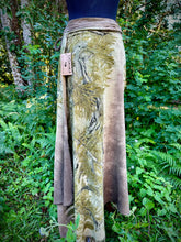 Load image into Gallery viewer, Silk Noil Wrap Skirt | Golden Glade | Size 8-14

