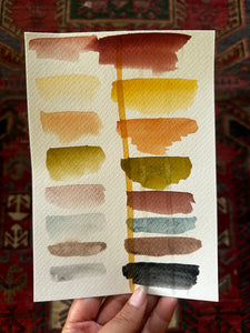 Eco-Chromatic Watercolour- Swatch Cards -(Seconds)