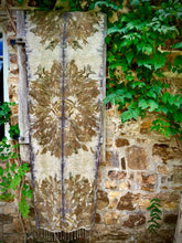 Load image into Gallery viewer, Sidra | Eco-Printed Silk Noil Shawl | 2000 x 720

