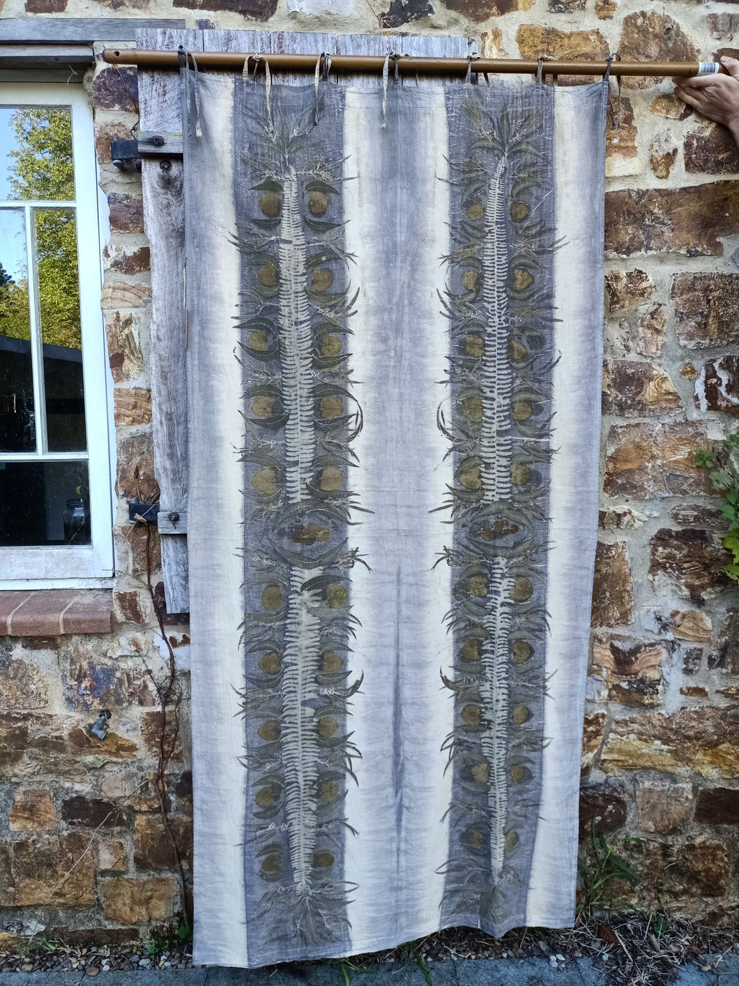 Organic Cotton Door Curtain or Wall Hanging