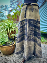 Load image into Gallery viewer, Raw Cotton Wrap Skirt | Fern Glade | Size 8-12
