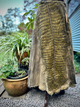 Load image into Gallery viewer, Raw Cotton Wrap Skirt | Golden Glade | Size 8-12
