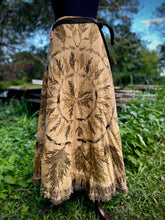 Load image into Gallery viewer, Raw Cotton Wrap Skirt | Mandala | Size 8-12
