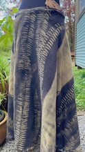 Load and play video in Gallery viewer, Raw Cotton Wrap Skirt | Fern Glade | Size 8-12

