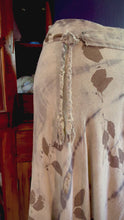 Load and play video in Gallery viewer, Silk Noil Wrap Skirt | Size 8-14

